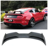 fits for ford mustang gtss 2015 2020 high quality abs resin carbon fiber rear trunk lip spoiler wing