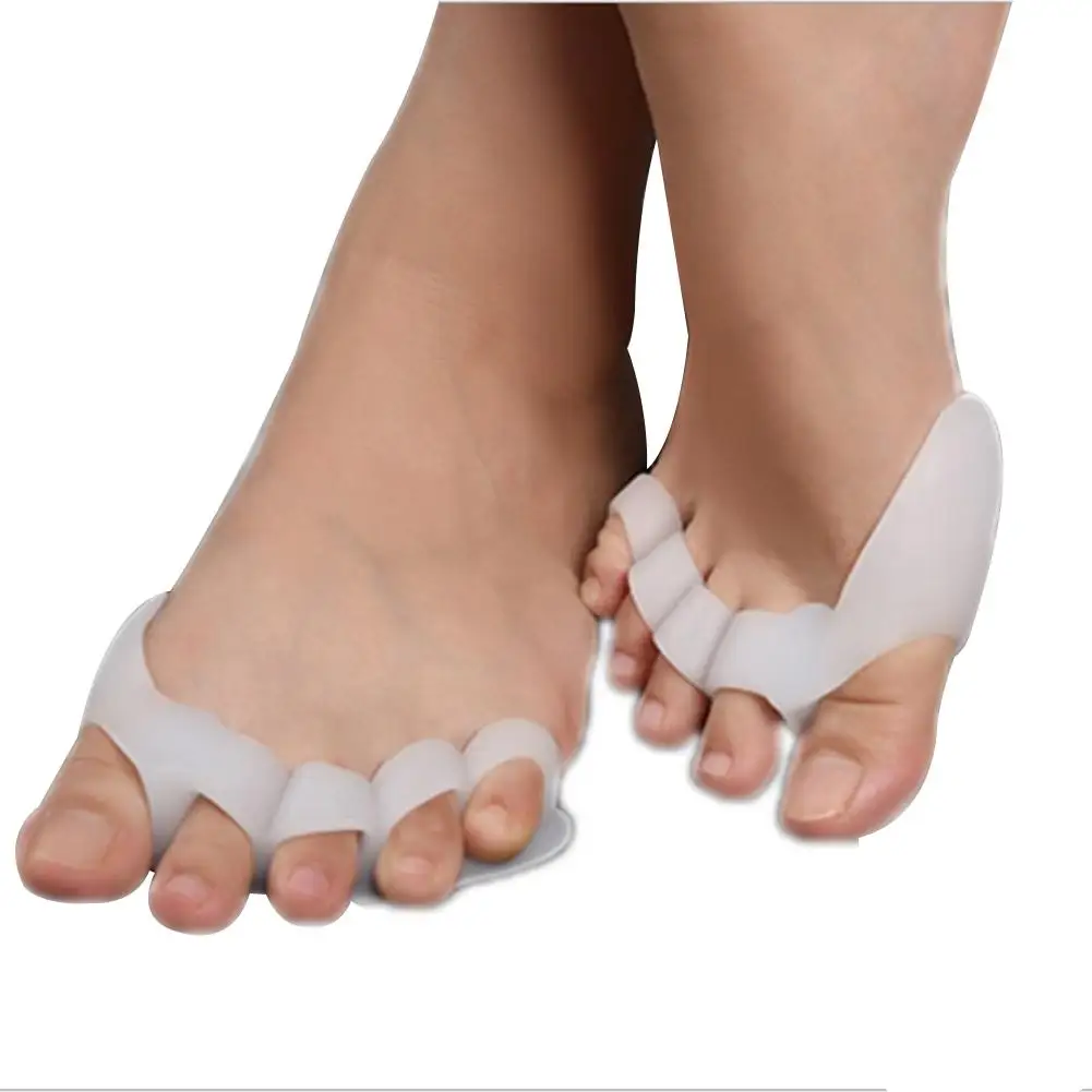 2 шт. гелевый силиконовый корректор Bunion разделитель большого пальца для ног