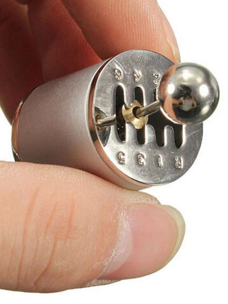 Брелок для ключей автомобиля металлический мини-брелок переключения передач 6