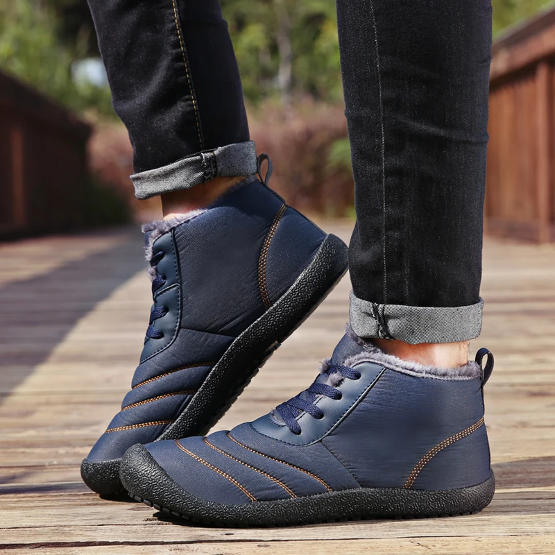 Зимние кроссовки для мужчин и женщин большой размер походная обувь унисекс