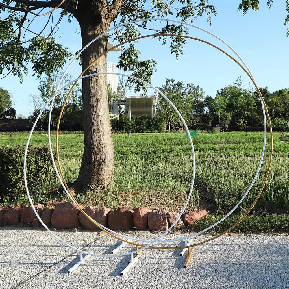 Круглая свадебная АРКА декор на день рождения реквизит Фотофон с кольцом и аркой