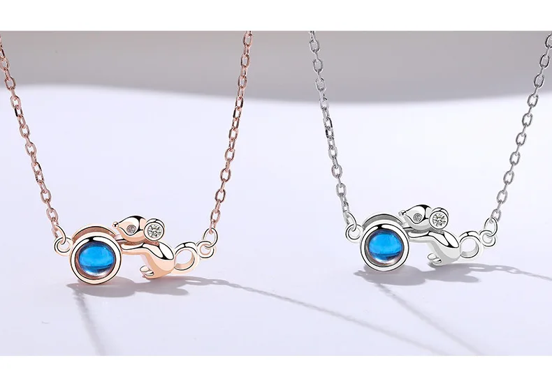 

Tiff Necklace 925 Sterling Silver Necklace Gifts for Women Neck Chains Men