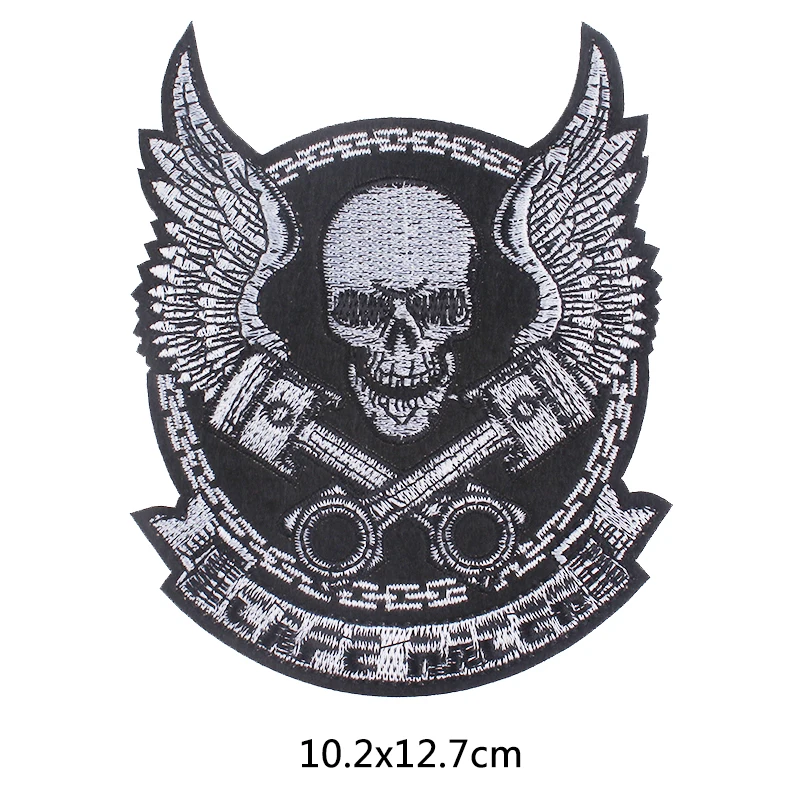 Панк череп орел крутой Железный На заплатках на одежде наклейки ткани рюкзак