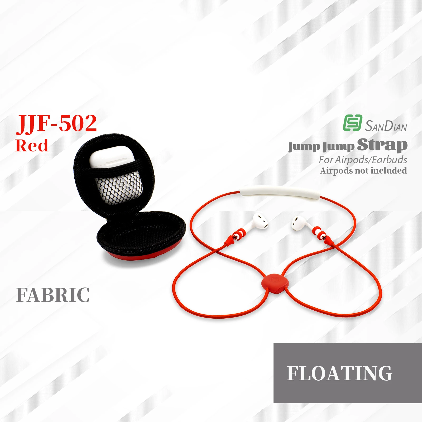 Плавающие наушники-вкладыши из ткани с магнитным замком ремешок подходит для