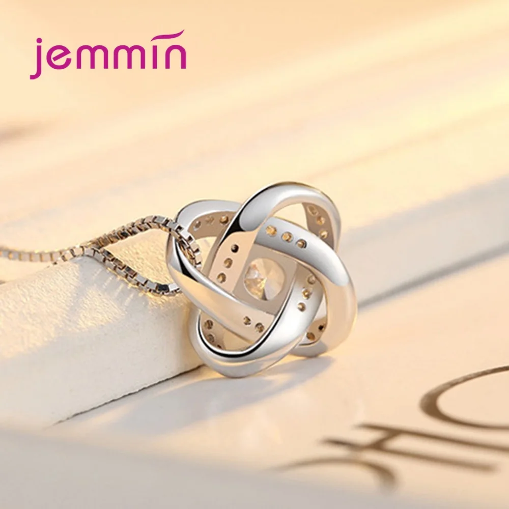 

Luxury Female Zirconia Necklaces 925 Sterling Silver CZ Crystal Flower Design Pendant Neck Choker Women Jewelry Wholesale