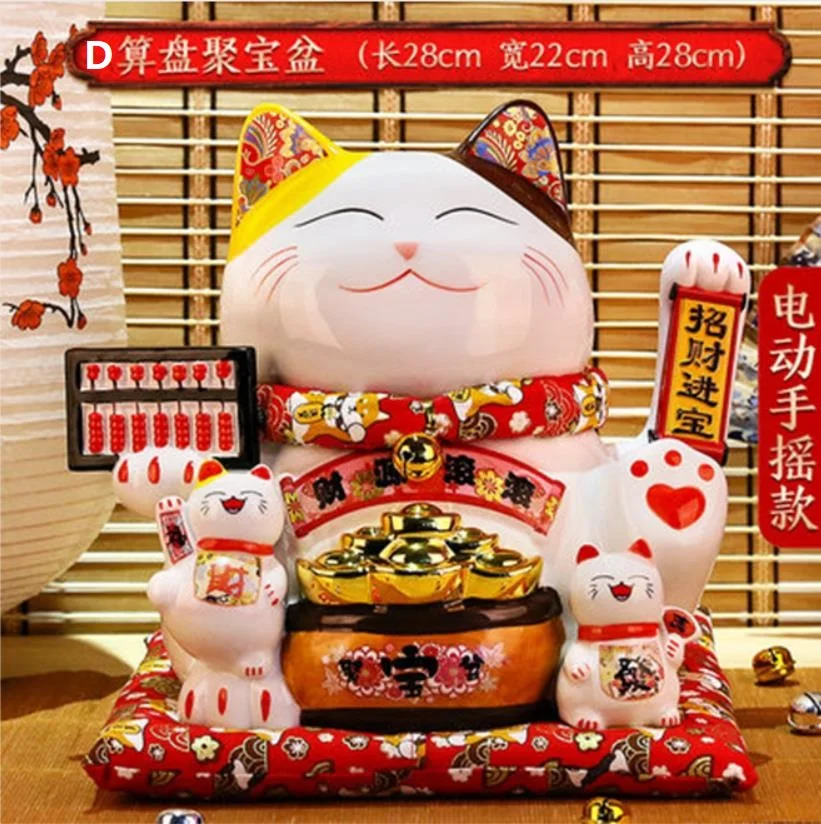 Керамика Lucky Cat манэки нэко \ украшения большой открытие магазина творческий