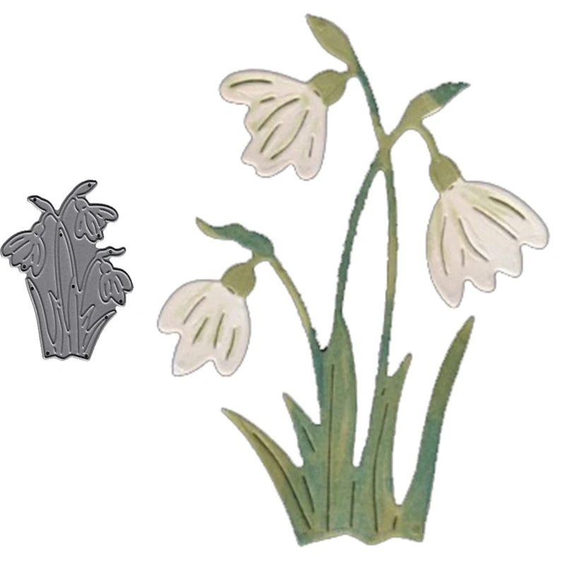 

Mini Flowers Grass Plants Pattern Metal Cutting Dies Stencil Scrapbooking Photo album Embossing For Paper Card DIY Crafts New