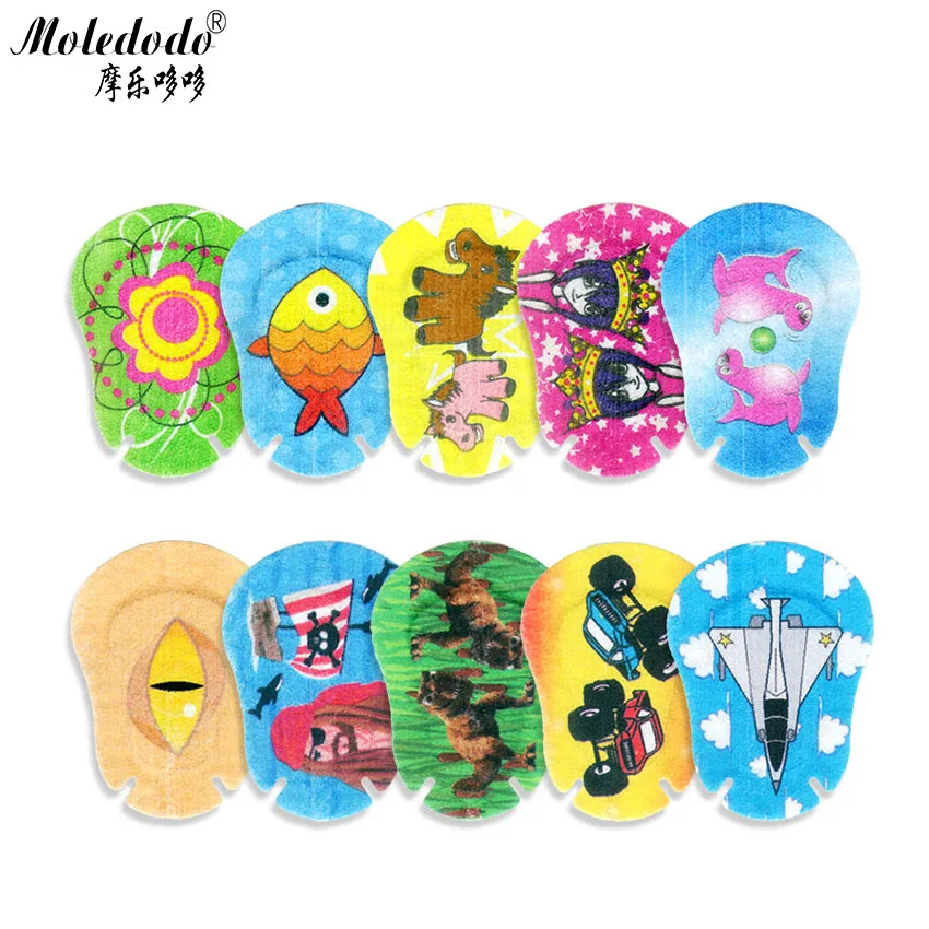 10 шт. с изображениями мультипликационных персонажей крупным рисунком Цвет