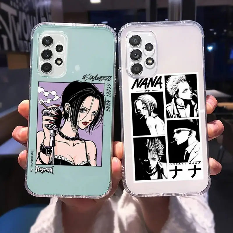 

Oosaki Nana Phone Case Transparent For Samsung A51 A50 A71 A70 A81 M60S Note S21 S 20 10 9 8 11 E Plus Ultra