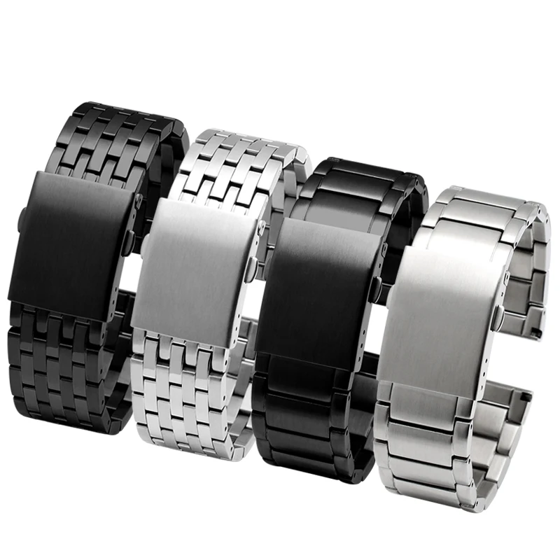 

22mm 24mm 26mm 28mm 30mm Stainless Steel Watch Strap for Diesel for DZ4316 DZ7395 DZ7305 Men Metal Solid Wrist Band Bracelet