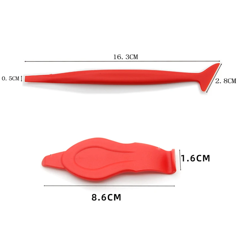 

New 5pcs Car Stickers Hardness Wrap Vinyl Tools exterior accessories Micro Squeegee Scraper car Micro Gasket Squeegee