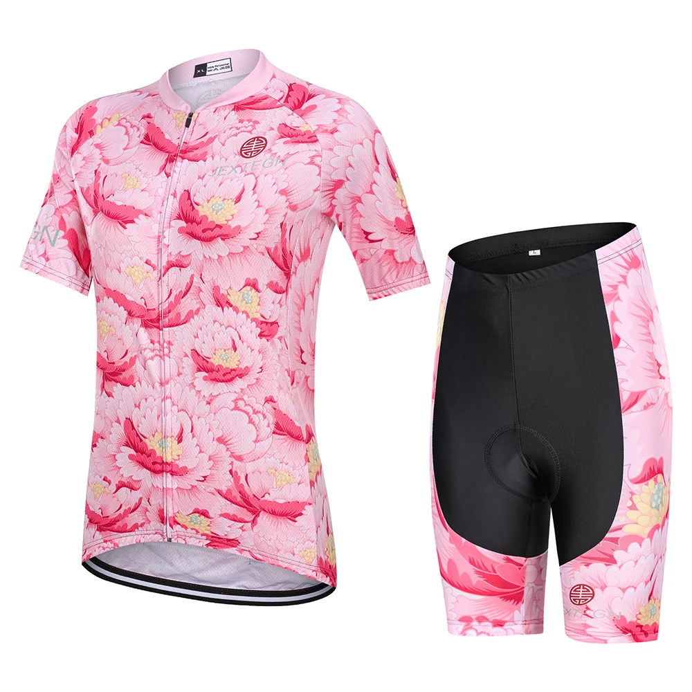 

Women Cycling Clothing Cycling Sets Bike uniform Female short Sleeve Cycling Jersey Set Road Bicycle Jerseys MTB Bicycle Wear