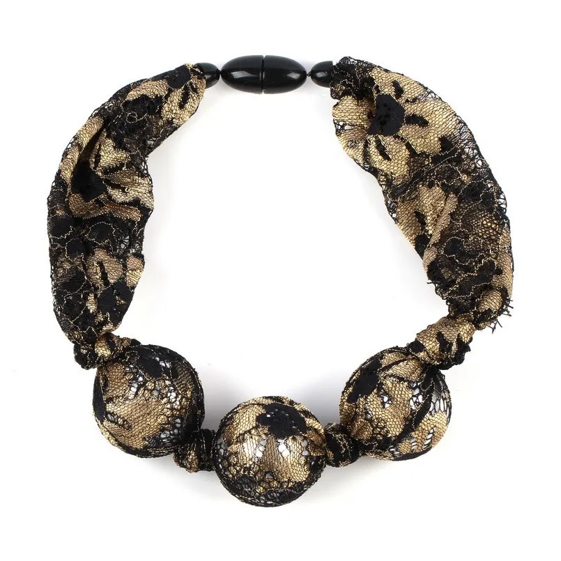 Florosy Роскошная веревочная цепочка из искусственного жемчуга с большим шариком