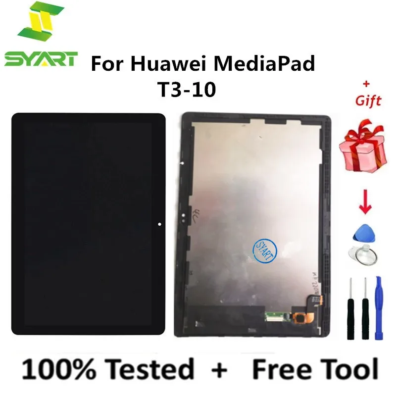 

ЖК-дисплей для Huawei MediaPad T3 10 AGS-L03 AGS-L09 T3, ЖК-дисплей с сенсорным экраном и дигитайзером в сборе для Mediapad T3 10