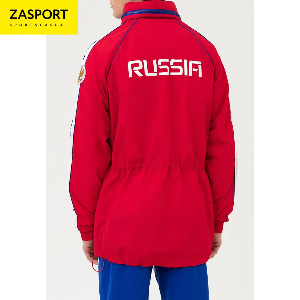 Ветровка мужская Team Russia OMA119-037/001-RED красная для высоких на рост 194-200 см | Спорт и