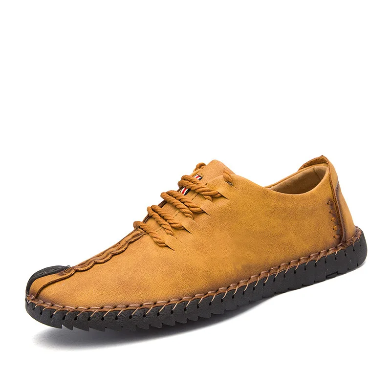 

Leather Shoes Casual Sneakers Driving Comfortable Quality Leather Shoes Men Loafers Hot Sale Moccasins Tooling Shoe plus size