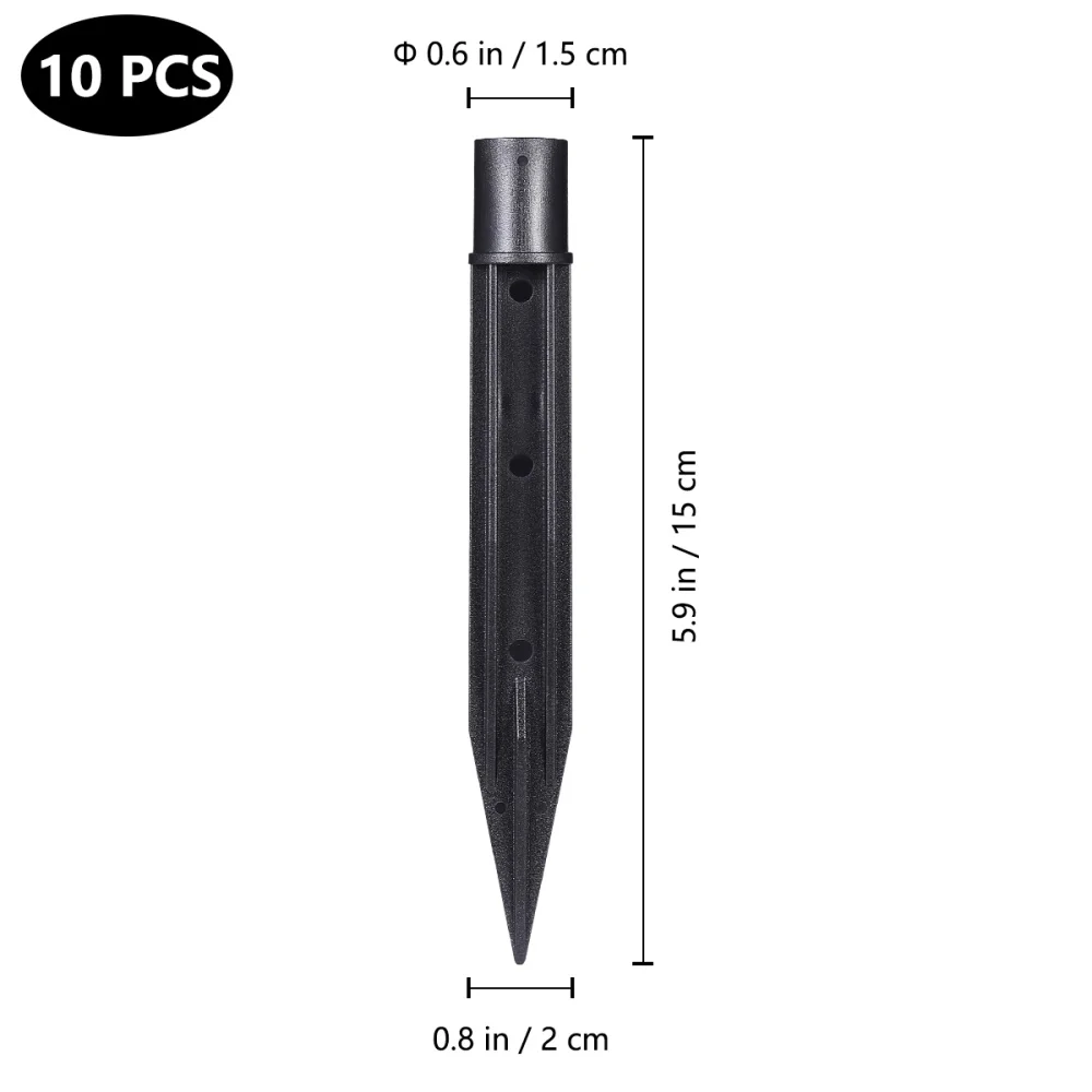 Mobestech 10pcs Ground Spike Lawn Lamp Plug Corrosion Resistant Landscape Lighting | Дом и сад