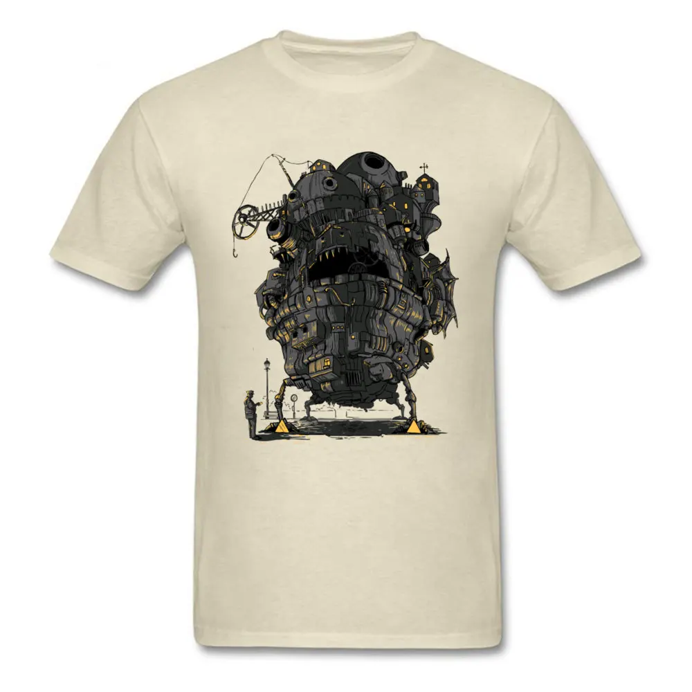 Для Мужчин's футболки Хоула зажатый замок Верхняя одежда футболка с рисунком из