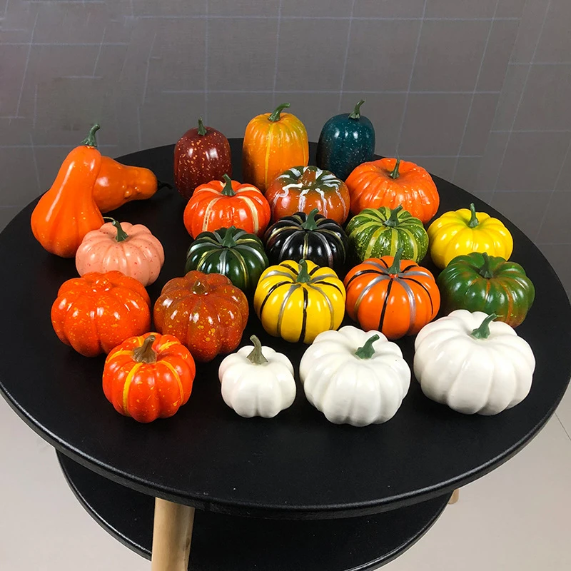 

10PCS Halloween Pumpkin Simulation Pumpkin DIY Pumpkin Package Model Decoration Props Family Decoration Bar Decoration Pumpkin