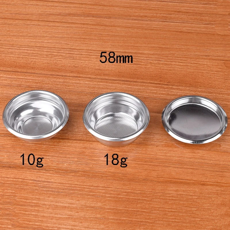 Высококачественный фильтр для кофе корзина 58 мм серебряная кофейная машина из