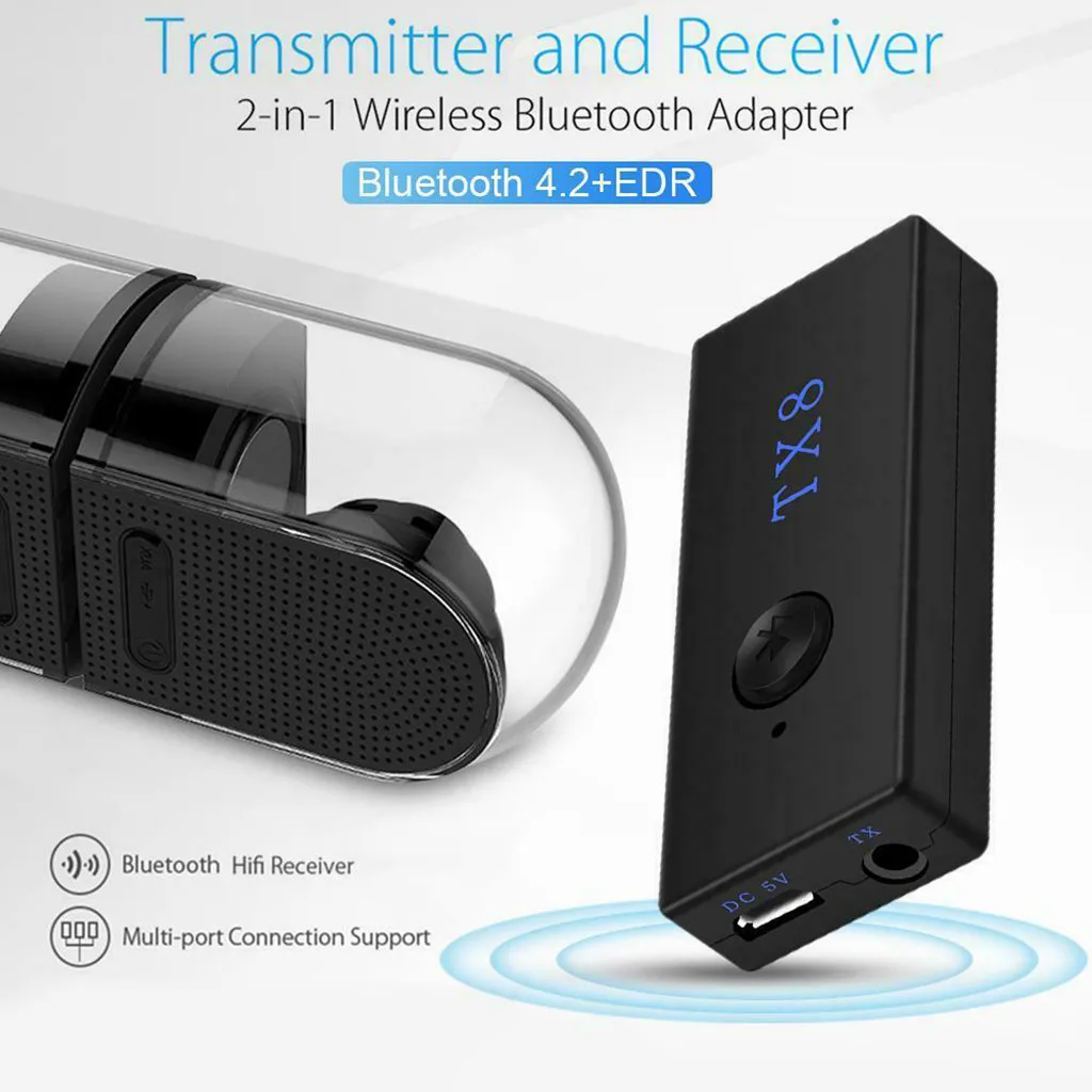 CARPRIE Bluetooth 3 0 приемник передатчик BLS-TX8 5 мм аудио стерео адаптер для ТВ ПК MP3
