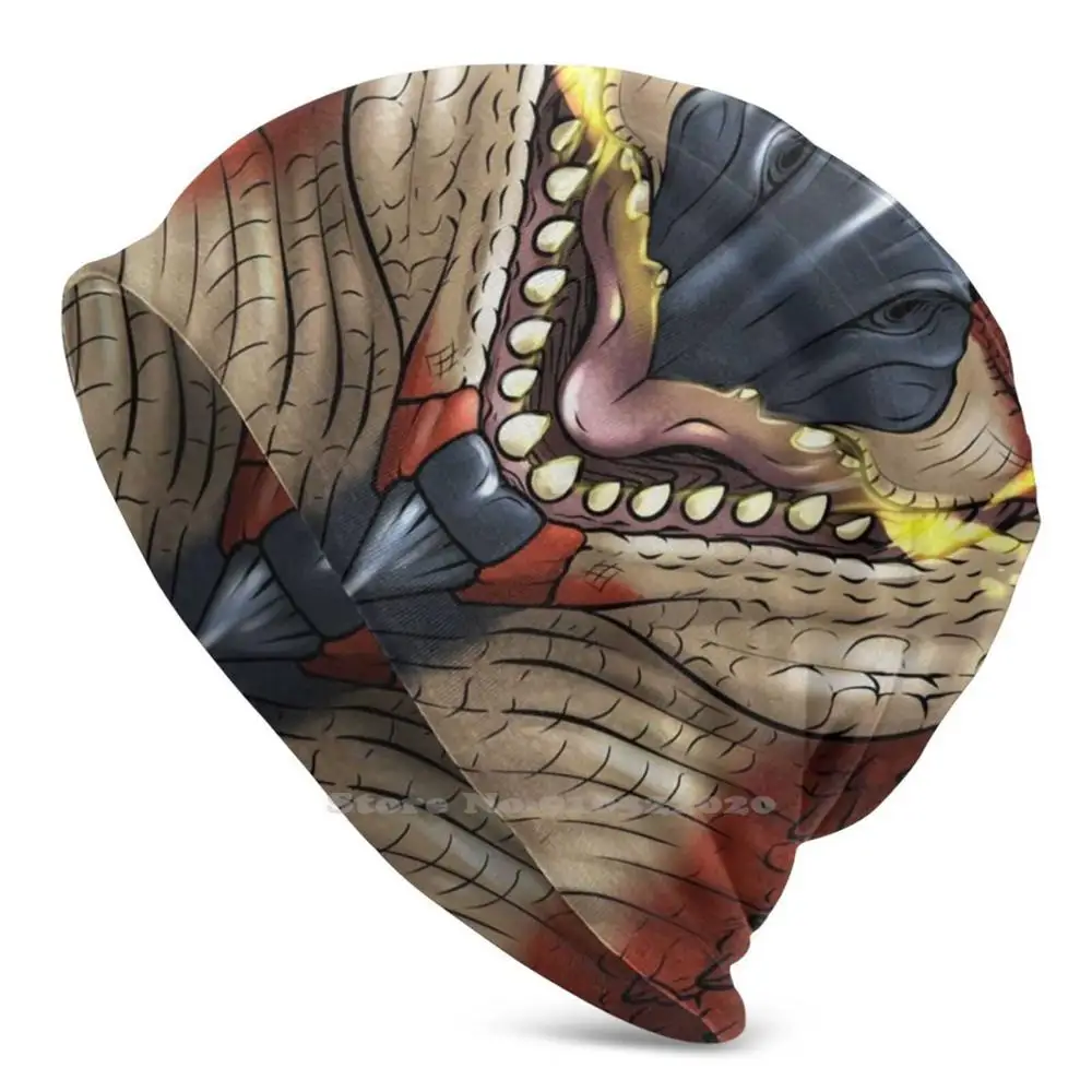 

Rat : Red Monster Hunter World Face Knit Beanie Hat Men Women Winter Diy Cap Flying Wyvern Rat Red Monster Hunter World Mhw