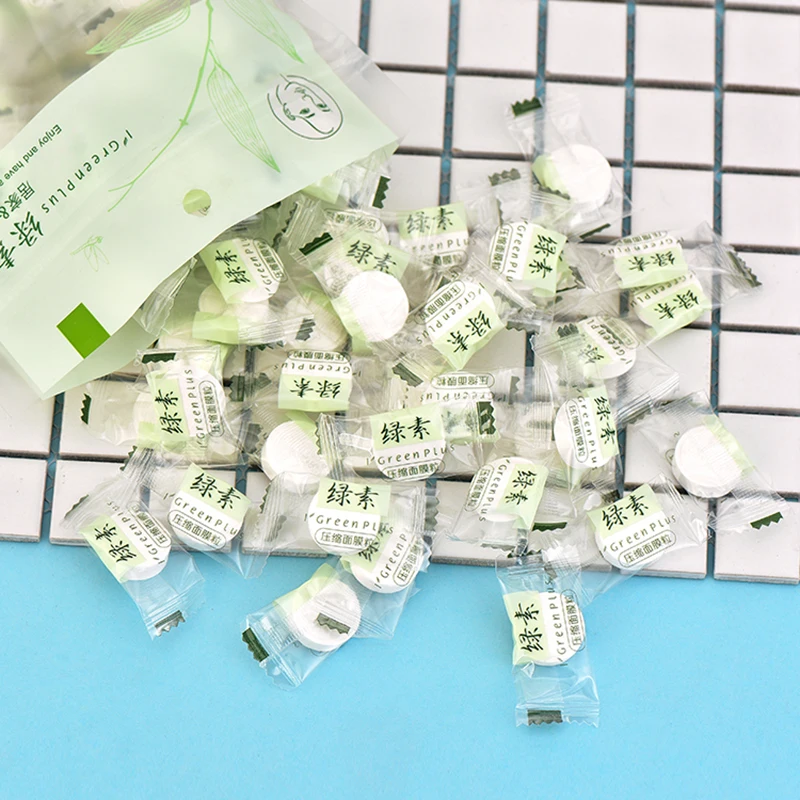 100 шт большой размер сжатая маска для лица одноразовая сделай сам портативная