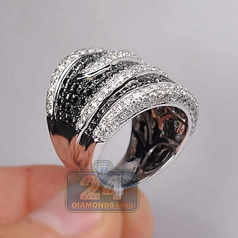 

Fashion Zircon Silver Color Chunky Rings for Men Classic White Black CZ Stone Punk Rock Rings Party Jewelry Anniversary Gifts