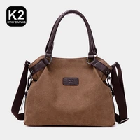 retro new canvas tote bag 2021 large capacity simple foreign style big brand shoulder bag shopper spring summer womens bag