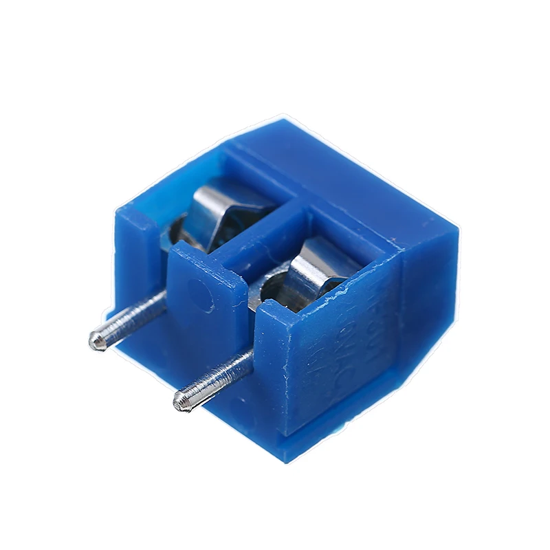 40 шт. синий 2 контактный Клеммная колодка PCB Разъем 5 08 мм Шаг панель