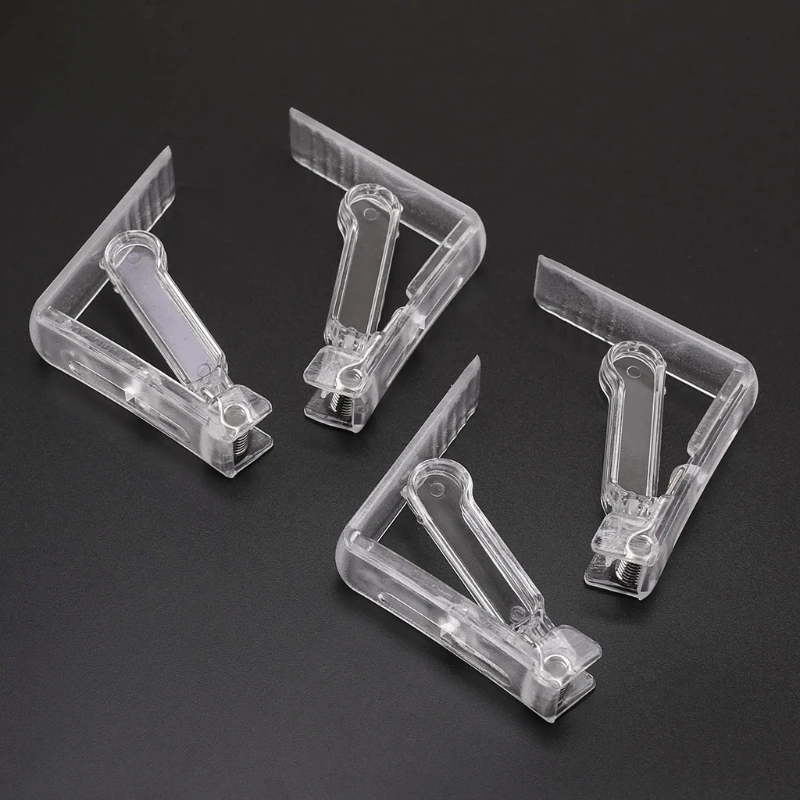 4 шт. прозрачные пластиковые зажимы для скатерти|Скатерти| |