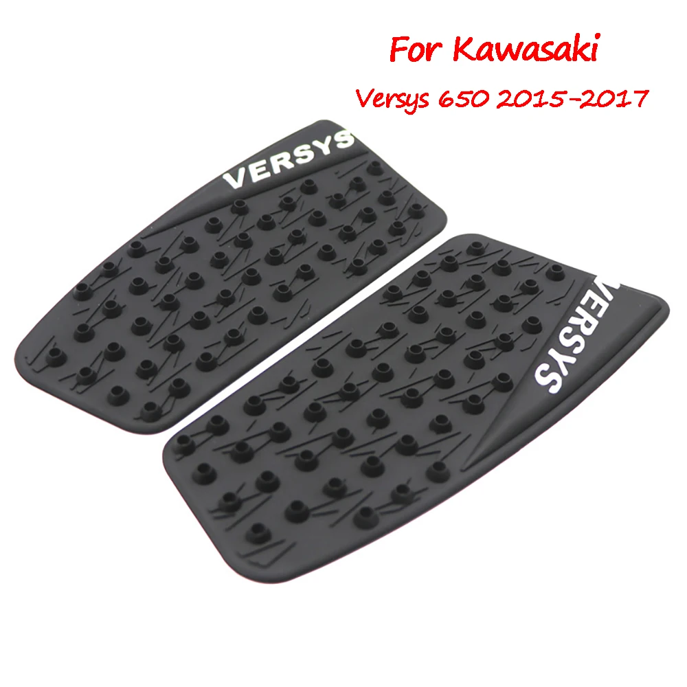 

Motorcycle Gas Tank Side Traction Knee Protector Anti Slip Pad For Kawasaki Versys650 Verysy 650 2015-2017