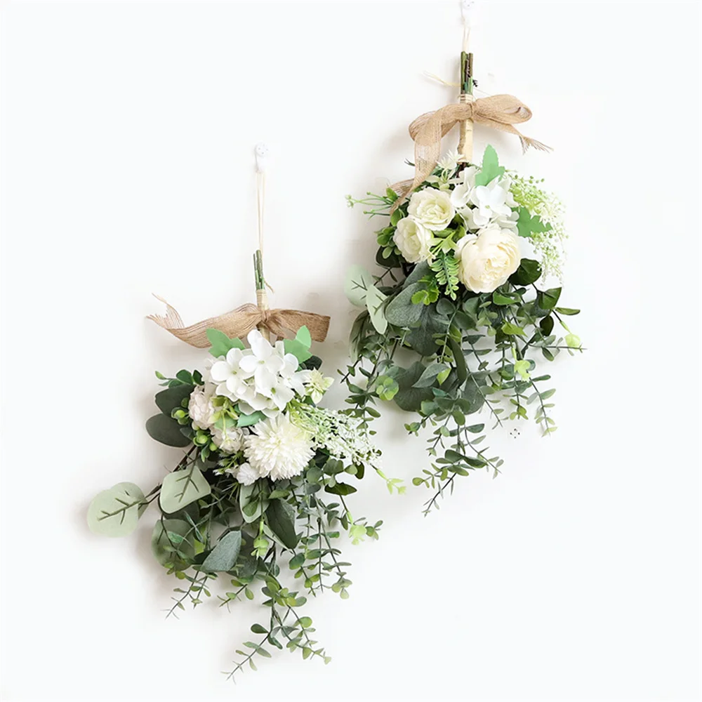 

Artificial Eucalyptus Leaves Artificial Bouquet Fake Flower Wedding Decoration Flowers Home Garen Office Decoration Accessories
