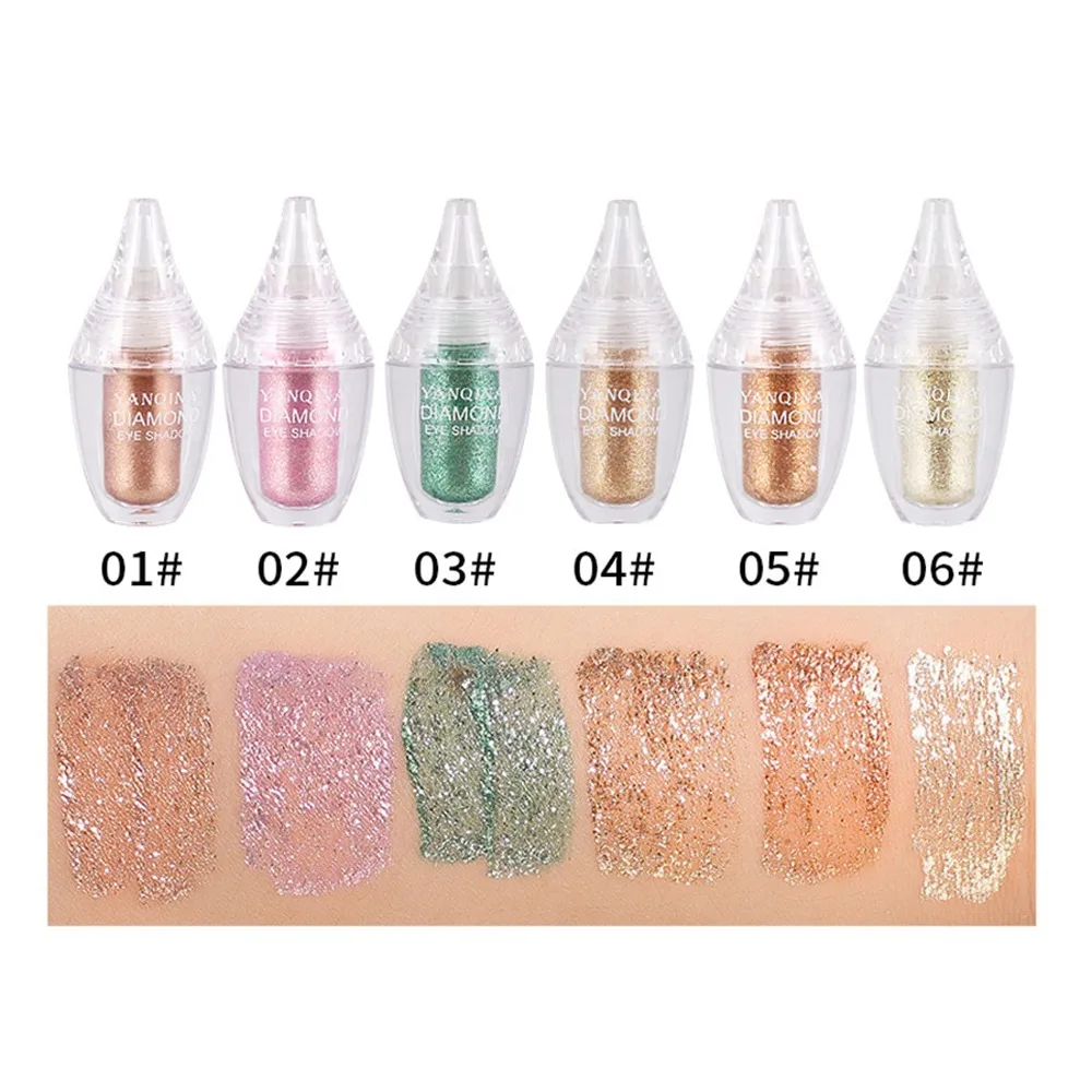 1 шт. профессиональные блестящие жидкие тени для век |