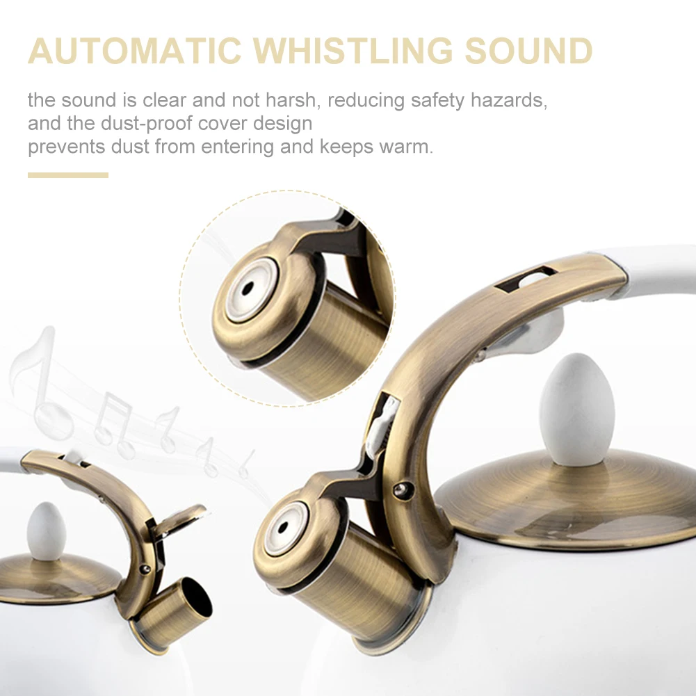 

Tea Kettle Stainless Steel With Handle 3.5L Large Capacity Stove Top Kitchen Automatic Whistling Cookware Coffee Ergonomic