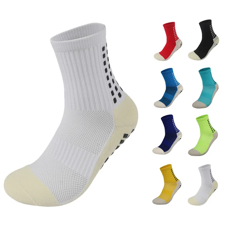 Professional Football Socks Thick Towel Socks Running 8 PAIRS Adult Non-slip Wear-resistant Shock Absorption Sport Running Sock