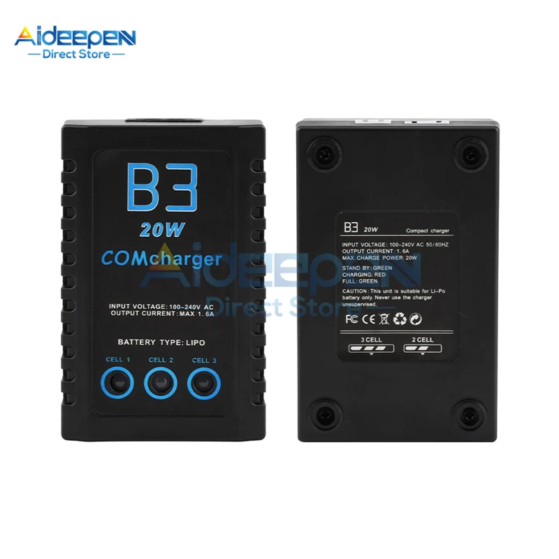 20W EU/US Plug Balanced battery charger for iMaxRC iMax B3 Pro Compact 2S 3S Lipo Power Supply Charger RC Helicopter | Обустройство