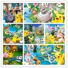 5D сделай сам, алмазная вышивка, мультяшный Пикачу, комикс, Круглая Мозаика, Пикачу, комикс, украшение для дома, художественное Подарочное украшение