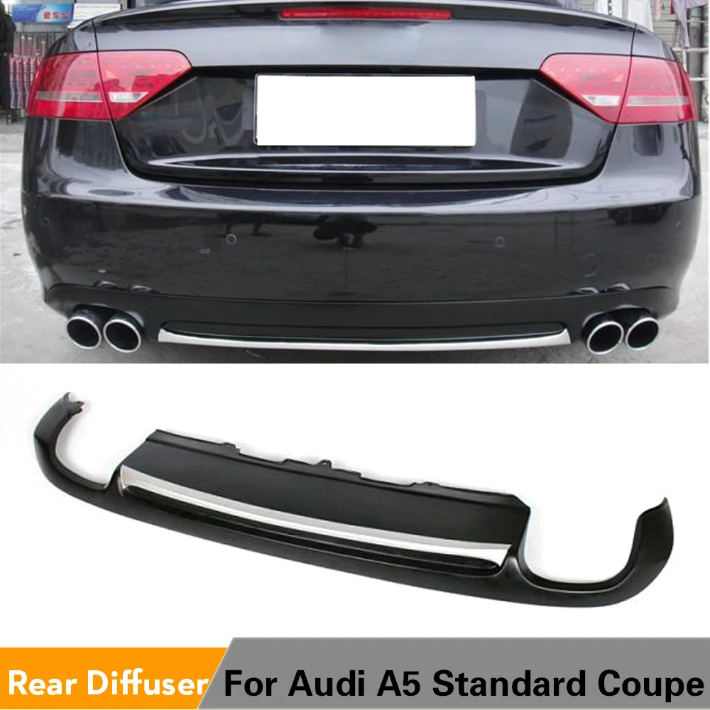 Диффузор губа на задний бампер спойлер для Audi A5 Coupe 2Door стандартный Non Sline 2008 2011