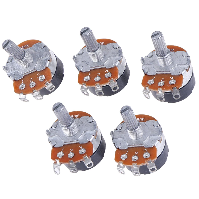 5 шт. регулируемый потенциометр с переключателем диммер сопротивление B50K 0