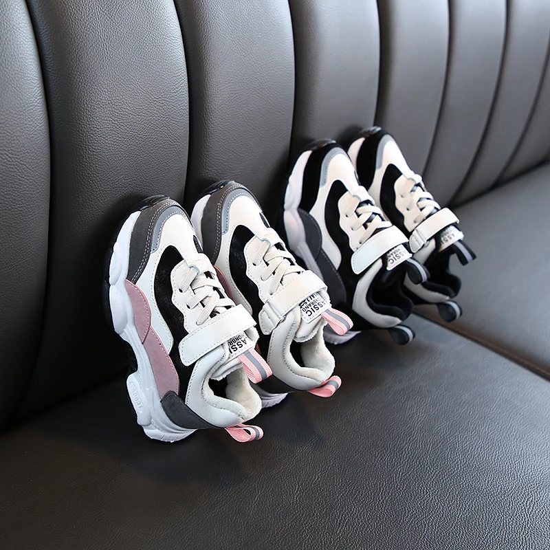 Детская обувь детские кроссовки для мальчиков с бархатной подкладкой