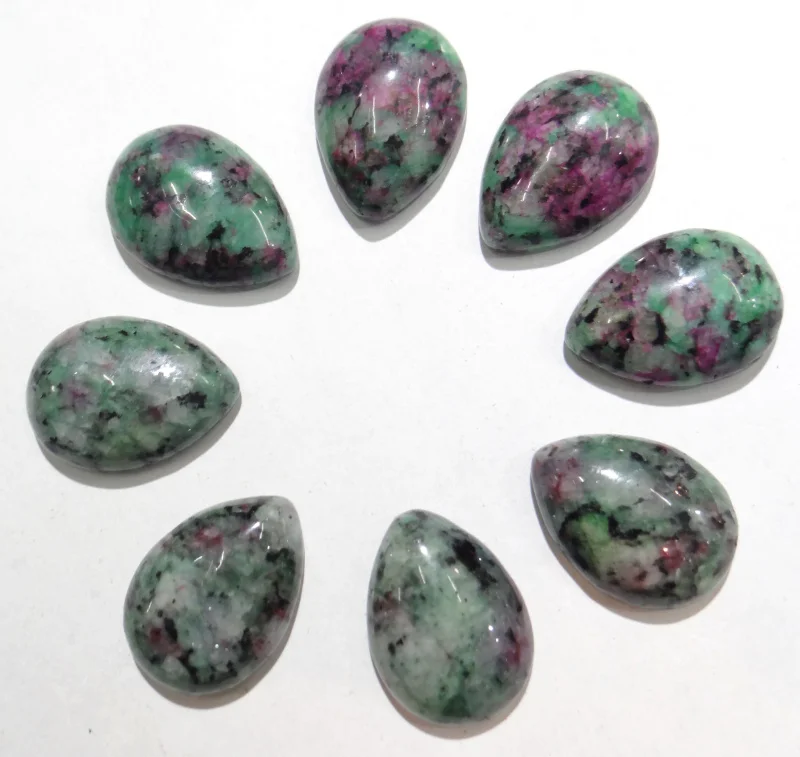 Оптовая продажа 13x18 мм 30 шт./лот Кабошон из натурального камня для кабошона без