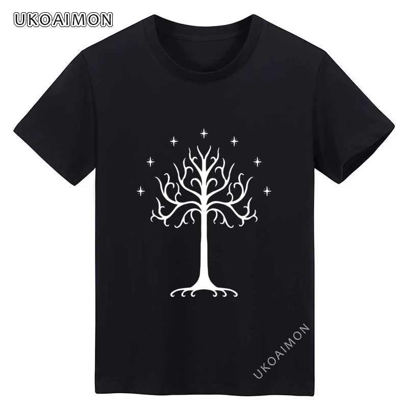 

White Tree Of Gondor The Rise Of Retro Personalized Tops Shirt Cotton Oversized T-Shirt 100% Cotton Faddish T Shirts Summer