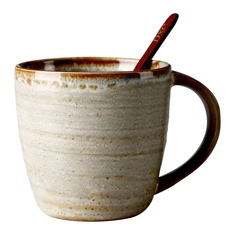 

Japanese Style Large Coffee Mugs Infuser Ceramic Creative Big Work Cup Office Unique Tazas Originales Gifts For Guests EA60MK