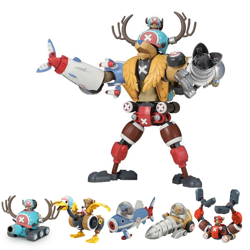 Bandai цельный Тони Чоппер 5 в 1 робот сборные наборы экшн-фигурки Модель | Игрушки и