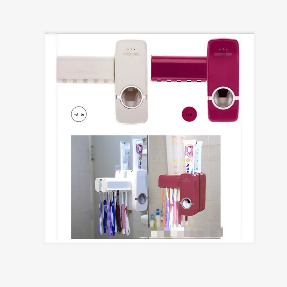 Набор аксессуаров для ванной комнаты держатель зубных щеток автоматический