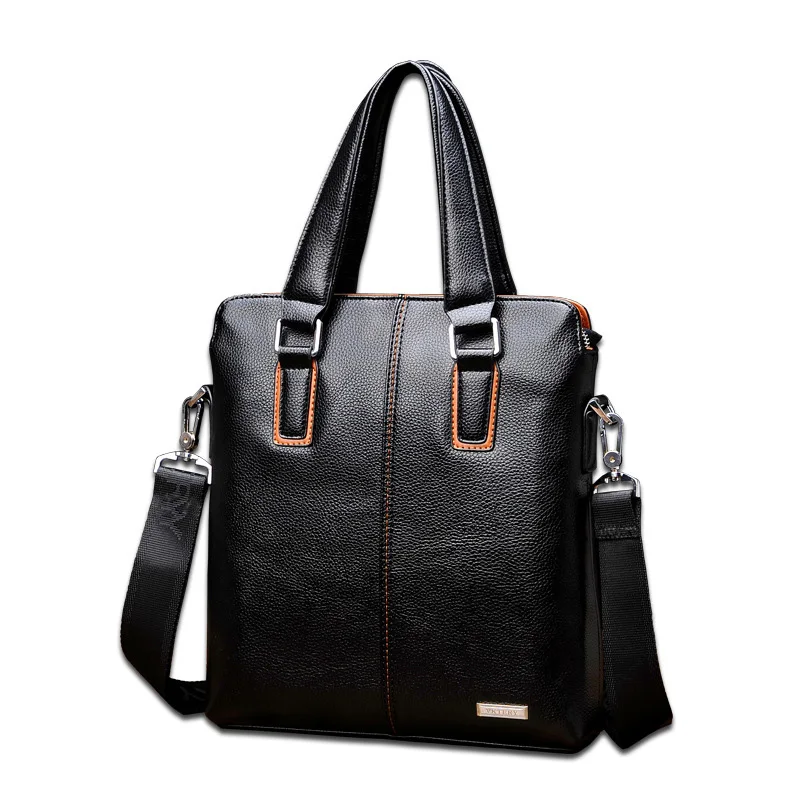 Мужская сумка повседневный портфель мужская деловая на плечо кожаная