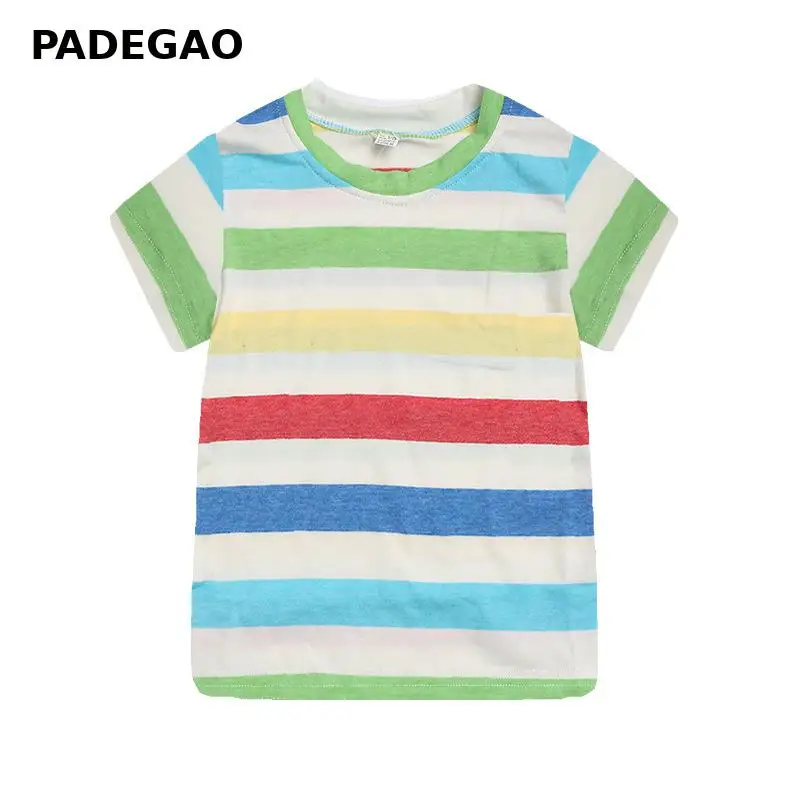 Футболка с короткими рукавами для мальчиков хлопковая мультяшным рисунком