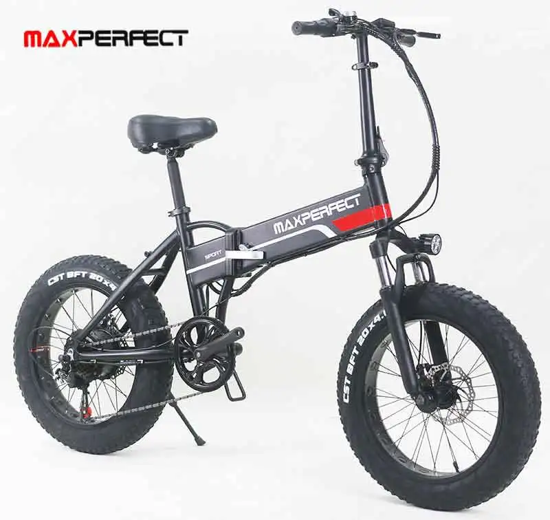 Online 20 ''gefaltet Elektrische Fahrrad Maxperfect 48V 1000W 12Ah Samsug Batterie Tragbare 7 Geschwindigkeit Motor Fett Bike Schnee Fahrrad Shimano Shifter