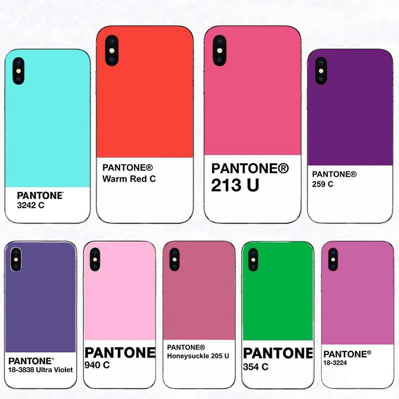 

Color Swatches Phone Case For Iphone 13 11 Pro XS Max 12 Mini SE 2020 Cellphones Cover X XR 10 7 6 8 6S Plus 5 Mobile Hard Shell
